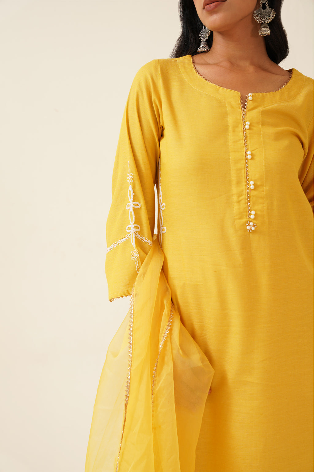 Saffron Royal Embroided Suit