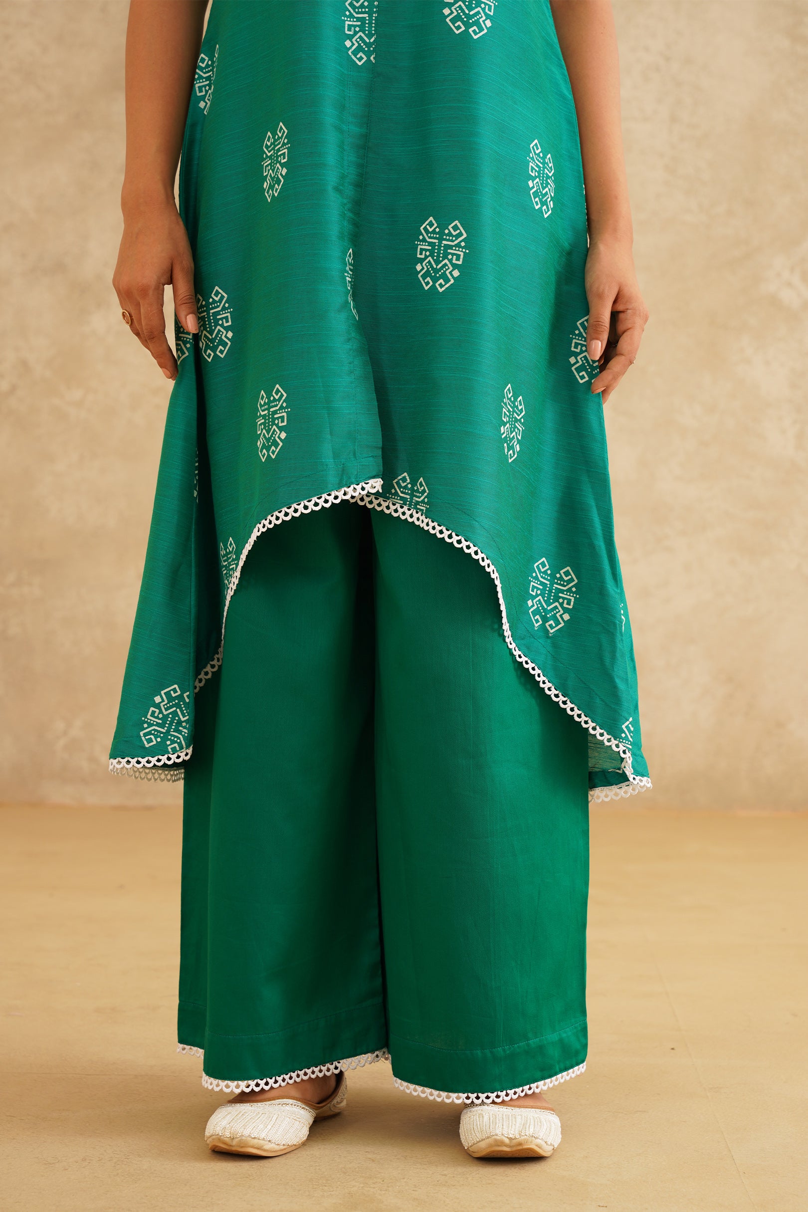 Royal Green Kurta Pant Set