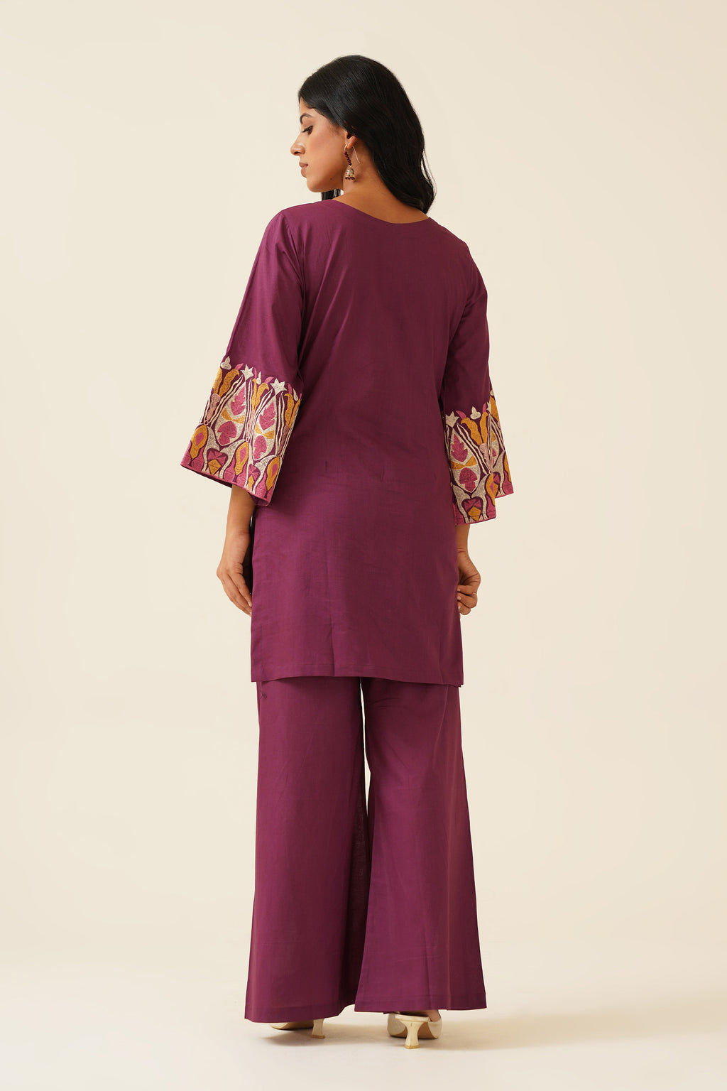 Majestic Maroon Kurta Set