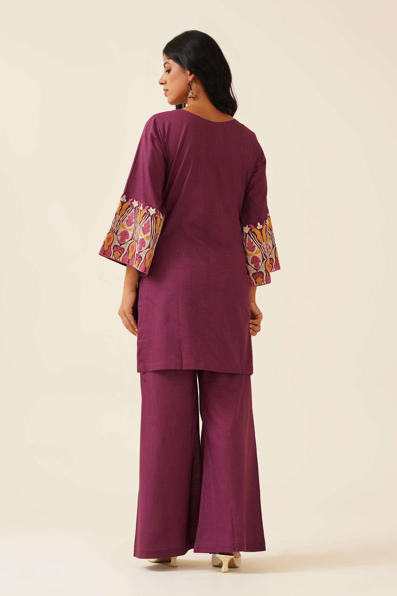 Majestic Maroon Kurta Set