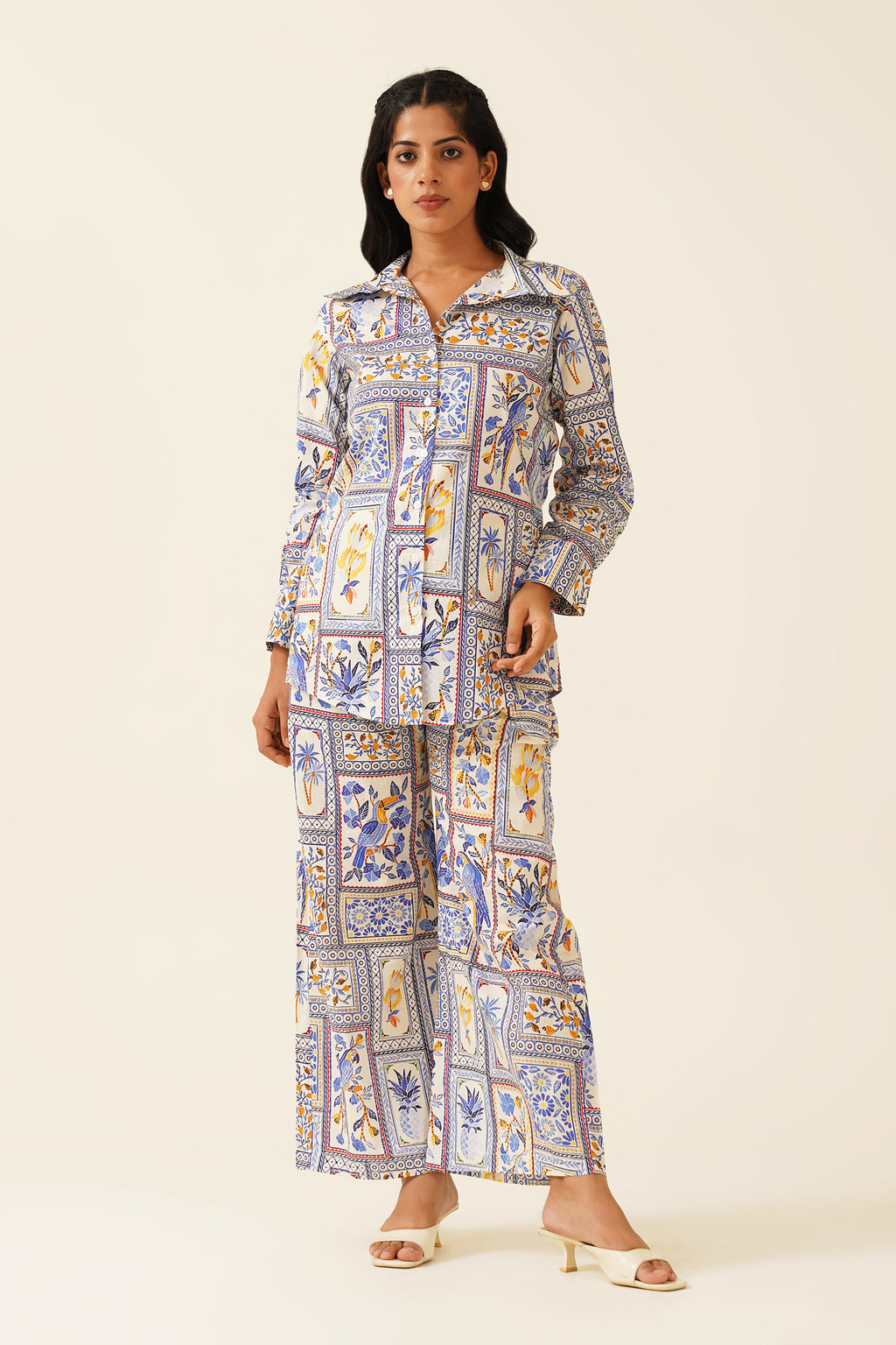 Electric Blue Exquisite Co-ord Set
