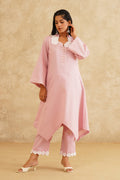 Blushing Rose Embroidered Duo