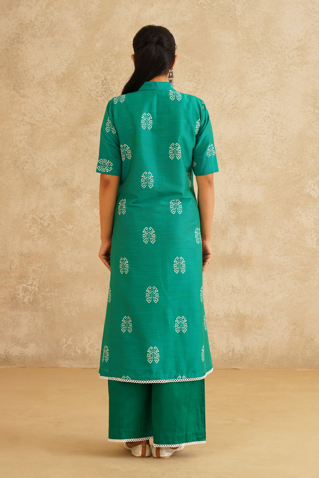 Royal Green Kurta Pant Set