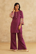 Majestic Maroon Kurta Set