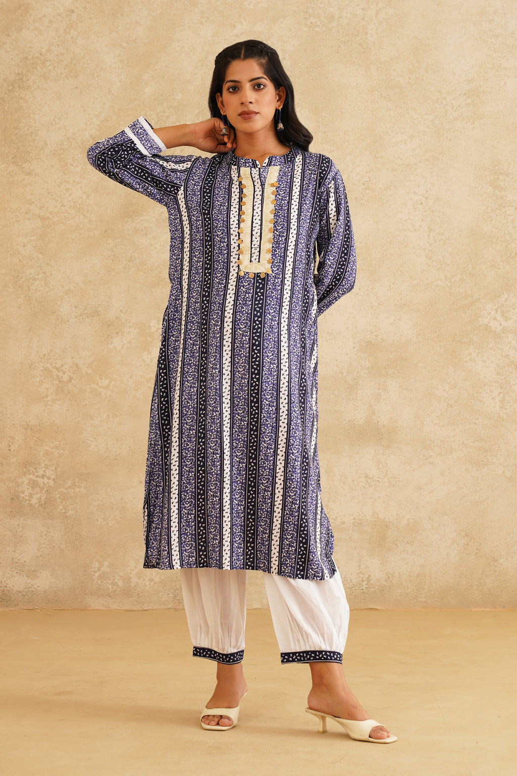 Sapphire Blue Kurta Set