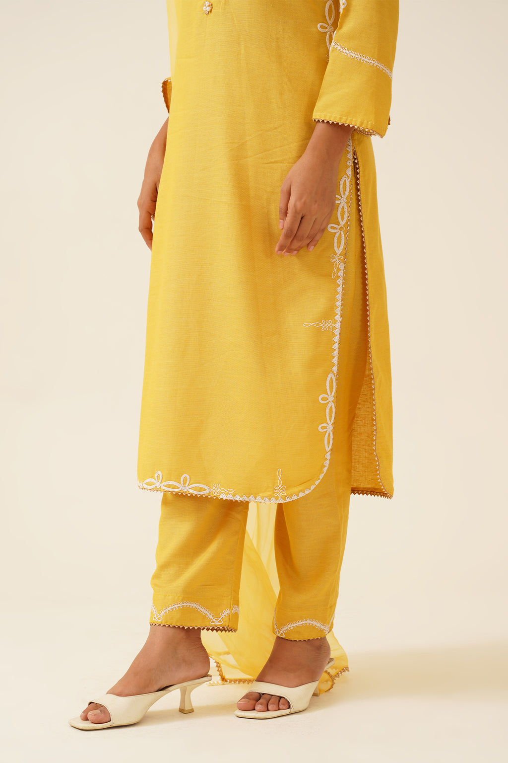 Saffron Royal Embroided Suit