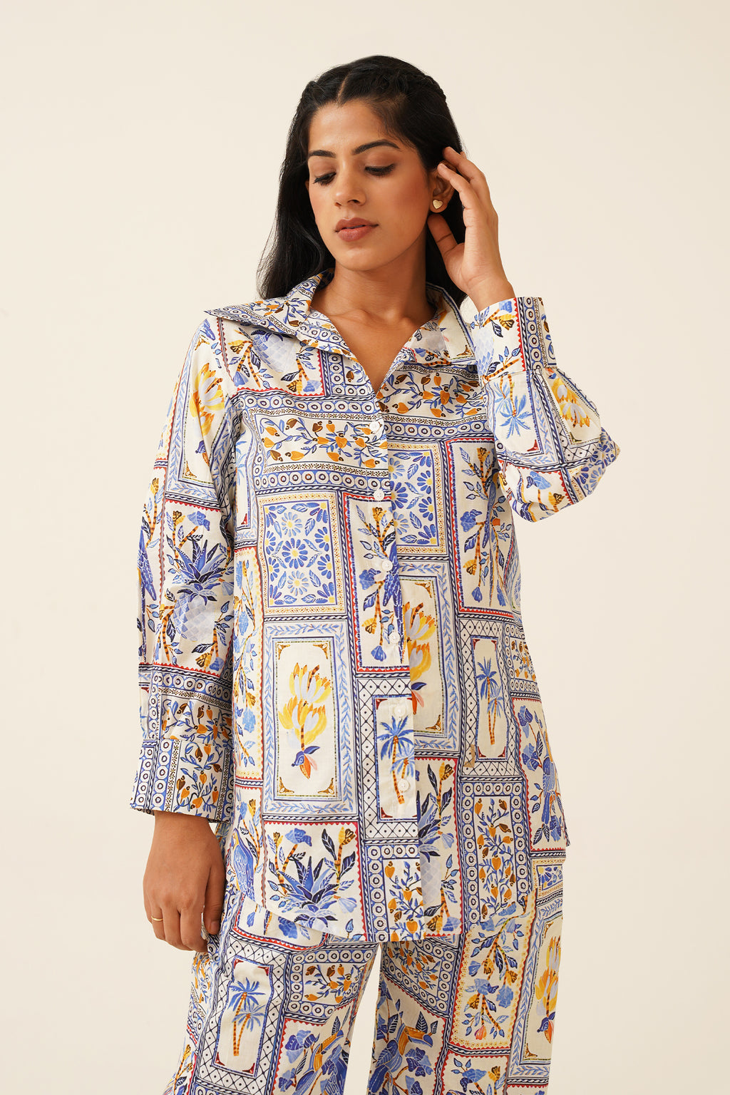 Electric Blue Exquisite Co-ord Set